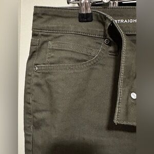 St. John's Bay Dark Olive Straight Leg Pants